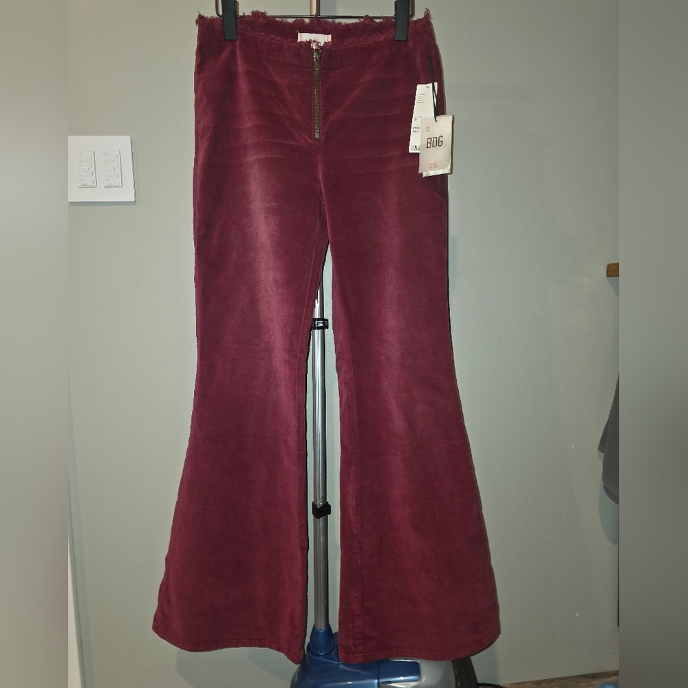 BDG Wine Corduroy Flare Pants 29
